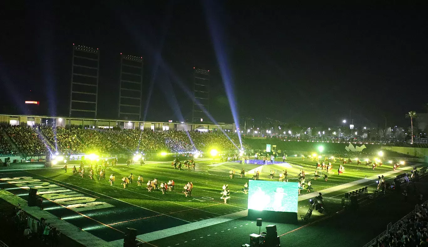 Inauguración del nuevo Estadio Borregos en el Tec campus Monterrey