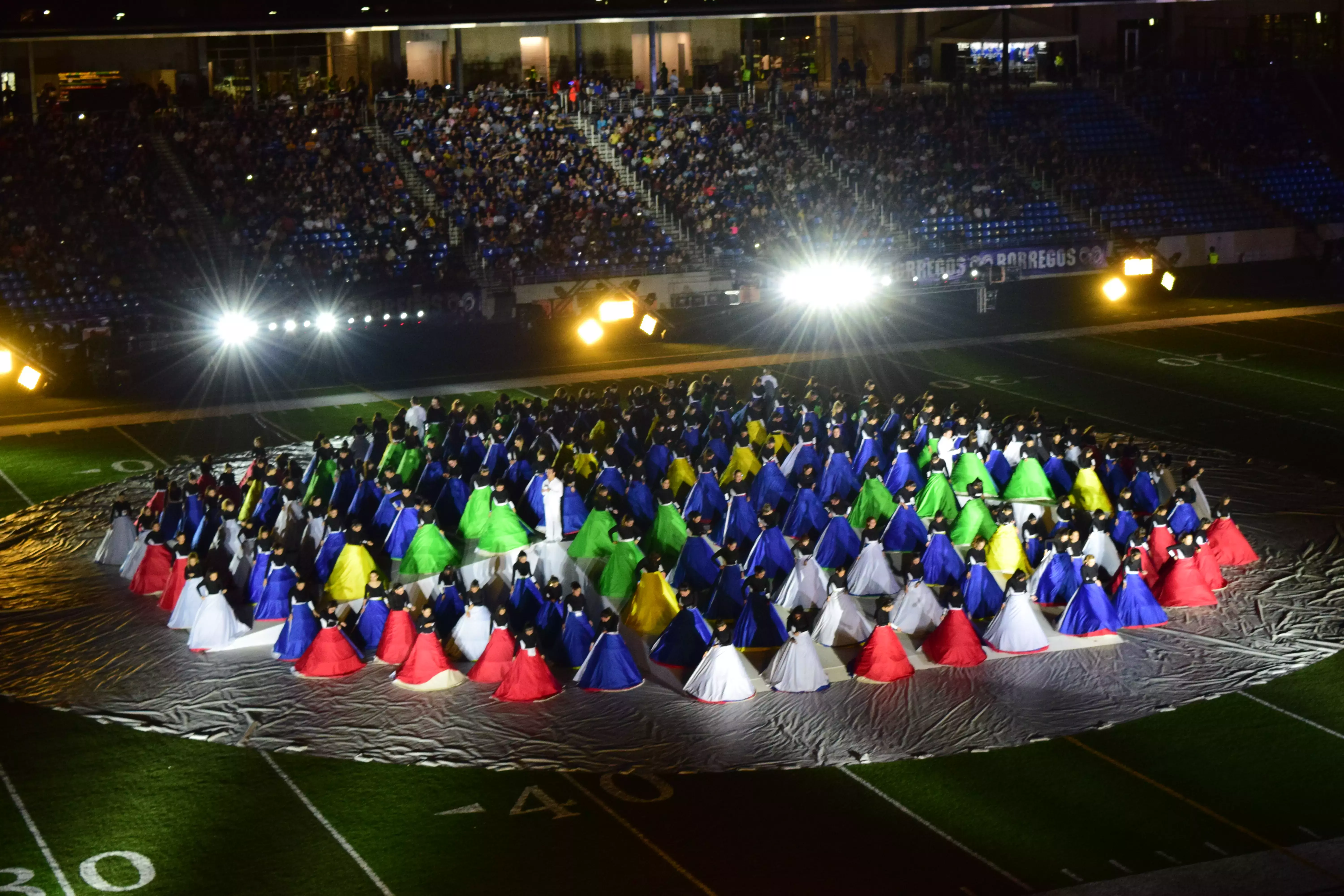 Inauguración del nuevo Estadio Borregos en el Tec campus Monterrey