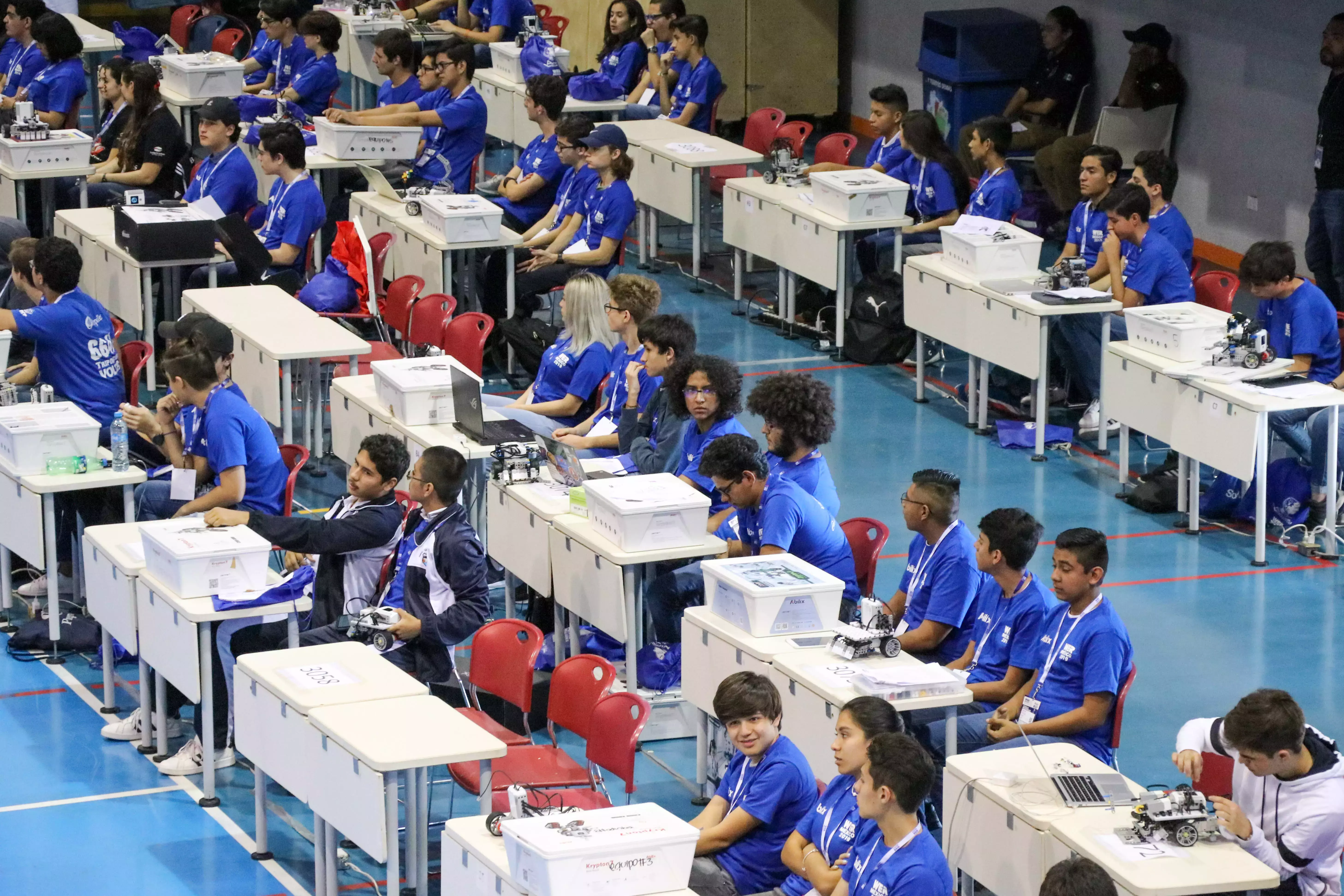 Estudiante se encuentra en la competencia.