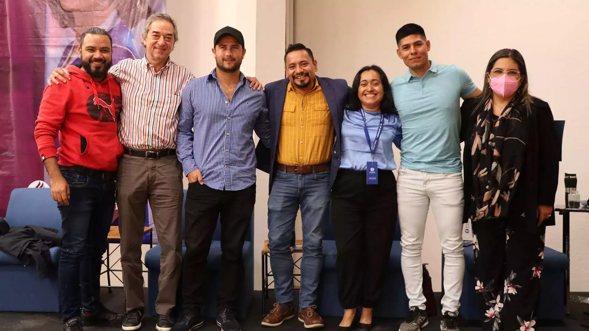 Elenco "Va por Diego" en charla para alumnos del Tec de Monterrey campus Chiapas