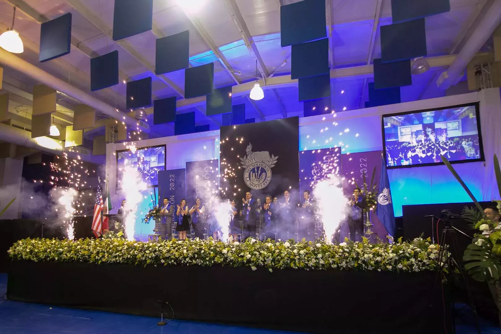 Un muy bonito espectáculo se vivió en la ceremonia