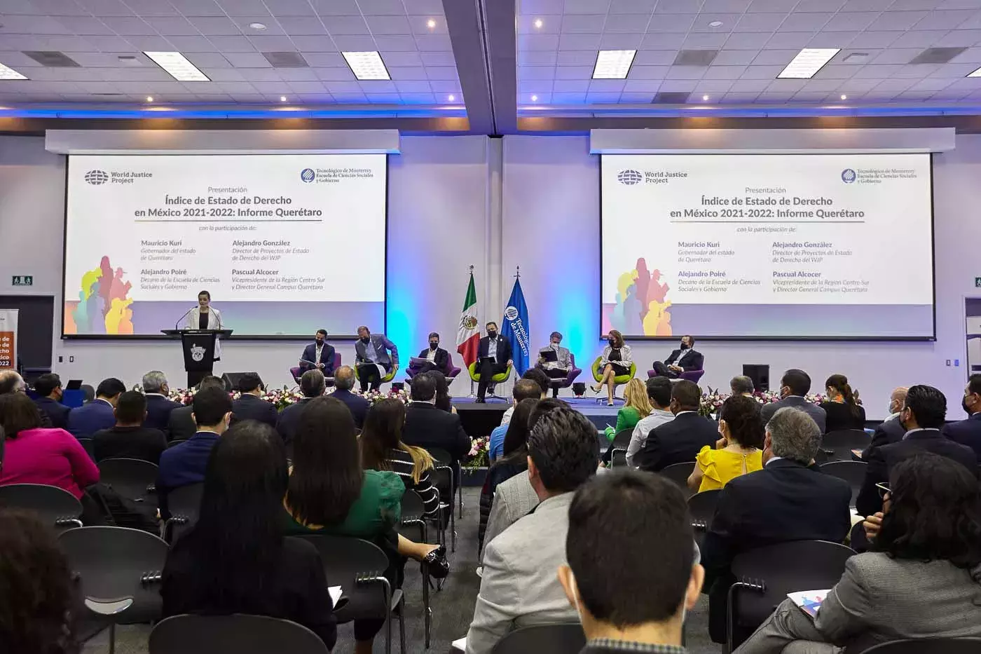 Querétaro encabeza el Estado de Derecho en México presentado en el Tec campus Querétaro