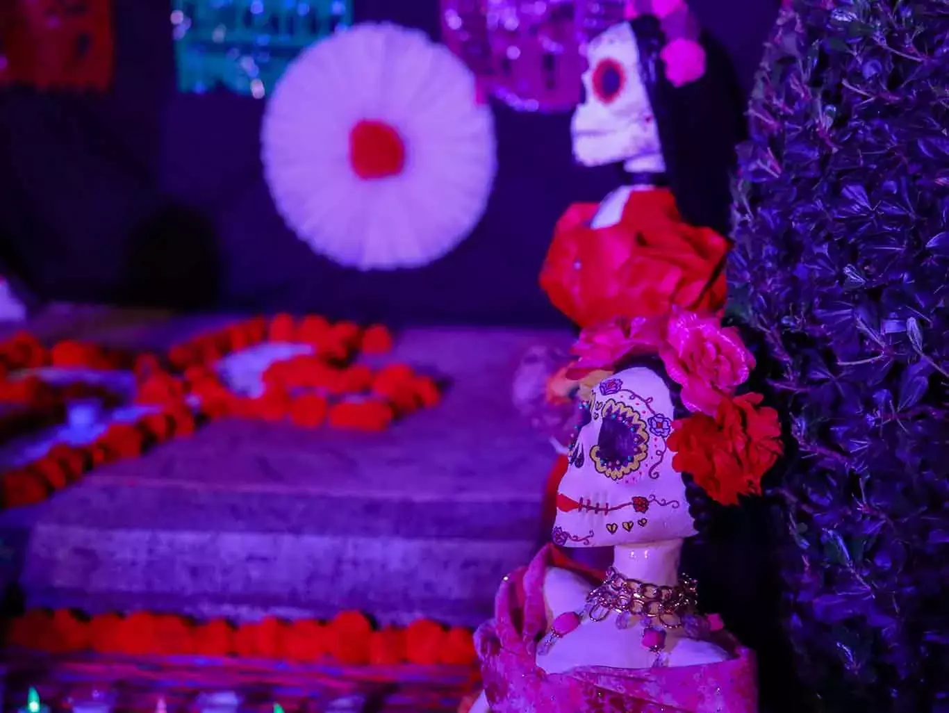 Fiesta de Humanidades de PrepaTec Guadalajara para celebrar el día de muertos.