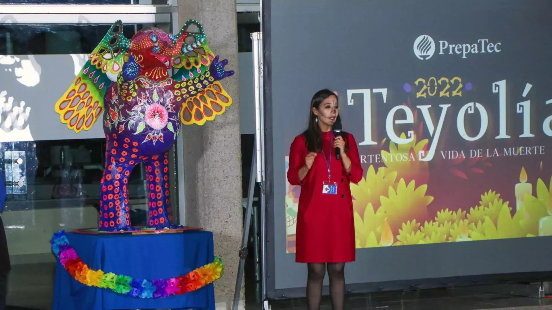 Teyolía festival de Día de Muertos en PrepaTec Zacatecas