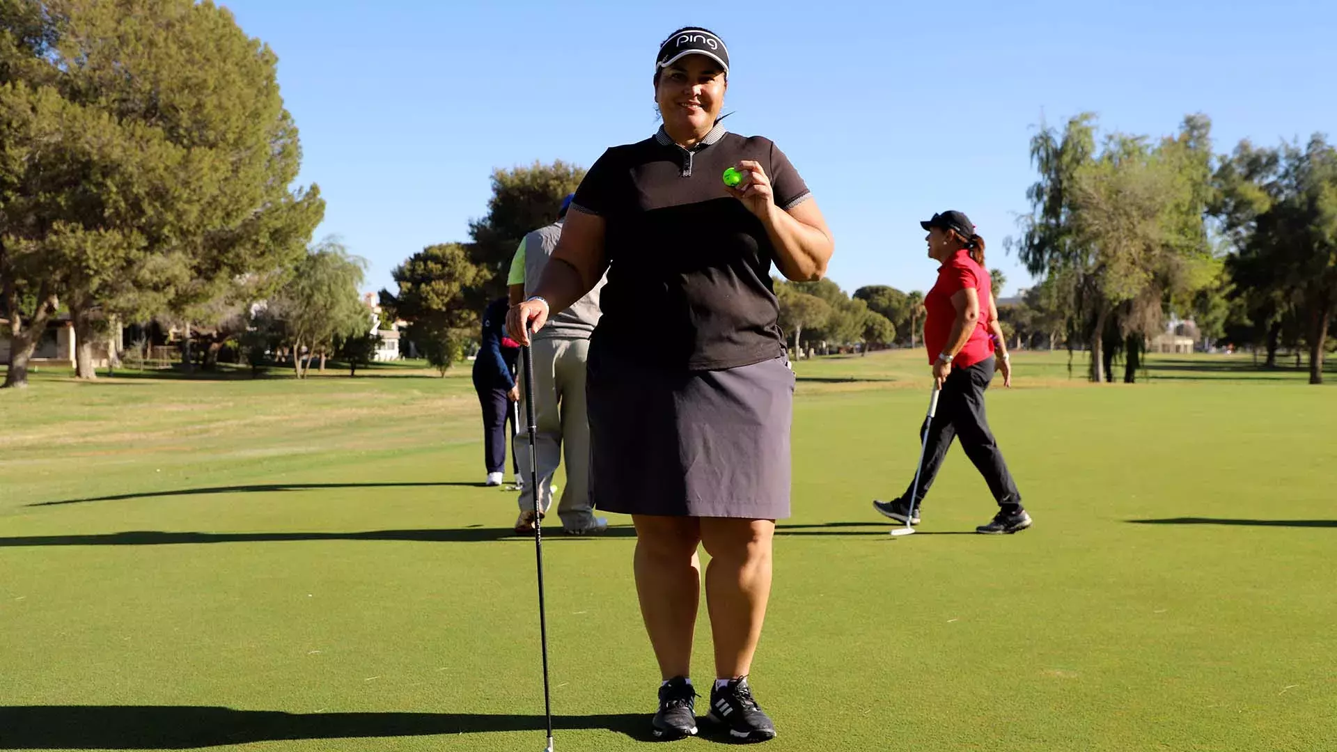 Rosy Tafoya realizó hole-in-one en el Torneo EXATEC Blue Open