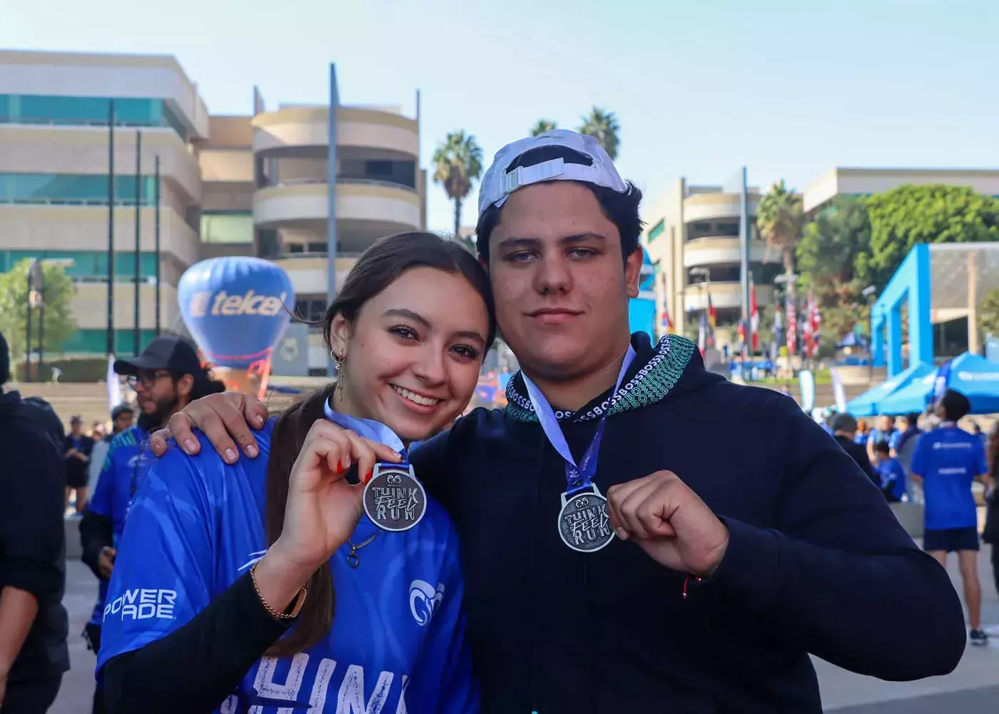 Amigos al terminar la carrera