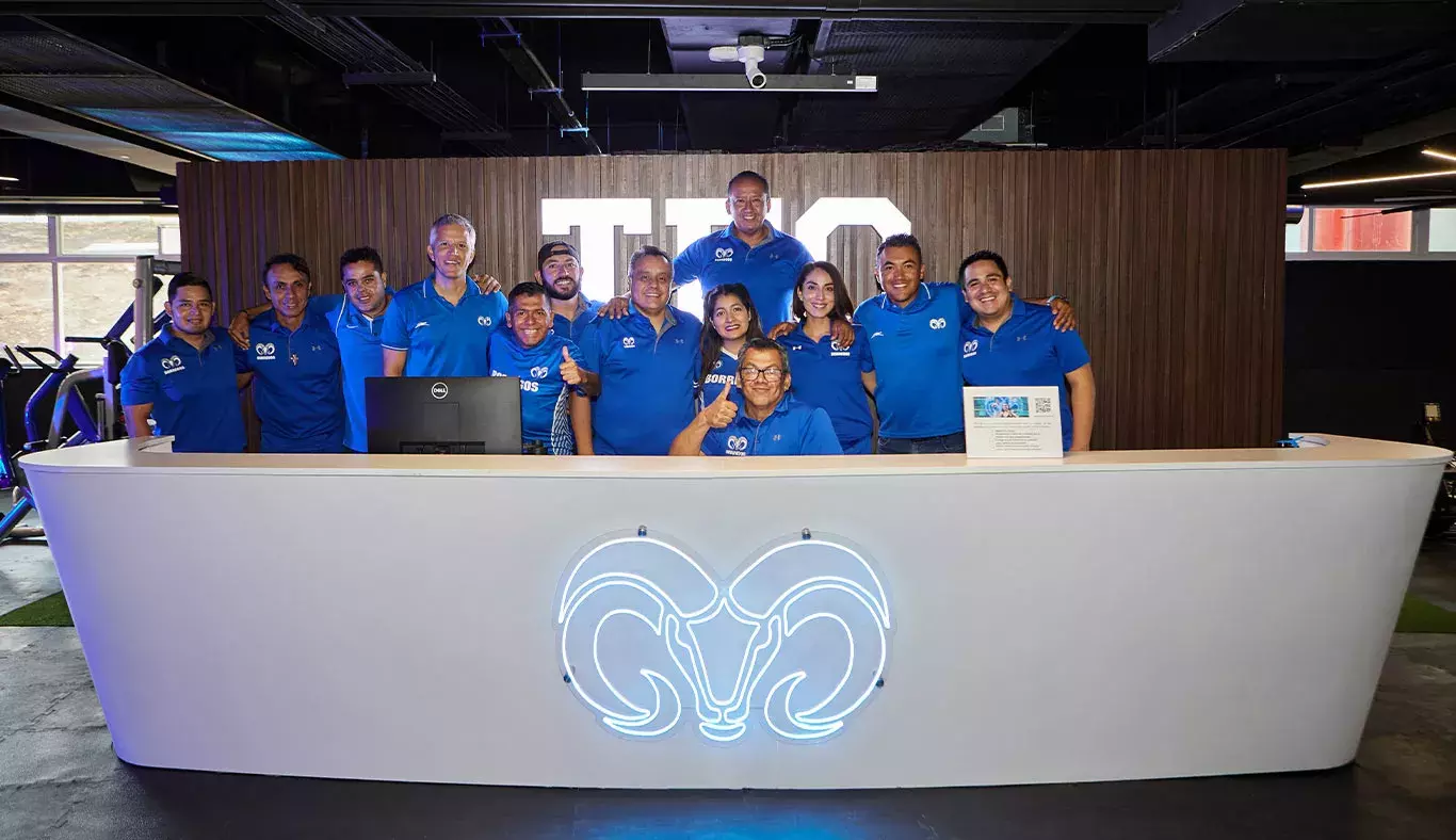 Coaches en el nuevo gym de PrepaTec Querétaro