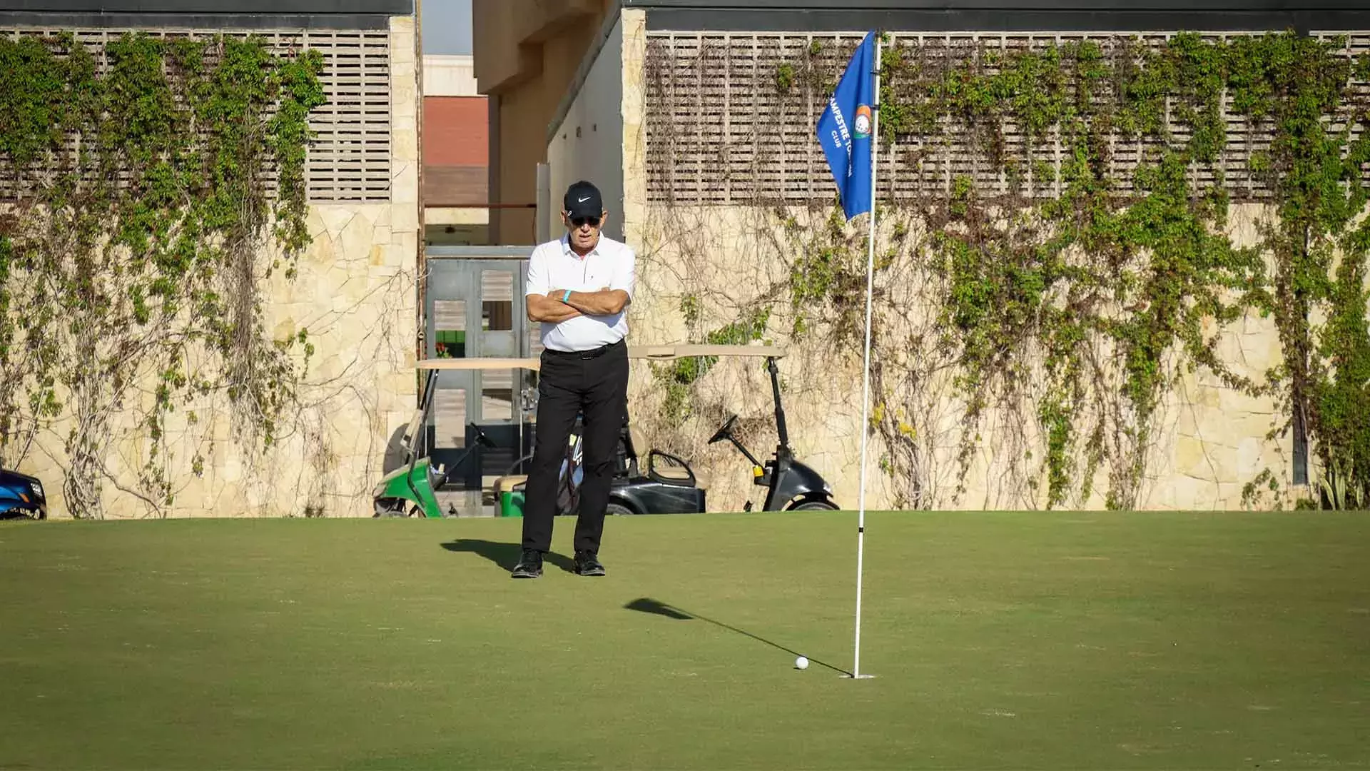 Concentración masculina en el torneo de golf EXATEC Blue Open Laguna 2024