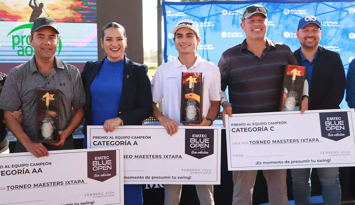 Torneo de golf EXATEC Blue Open Premiación