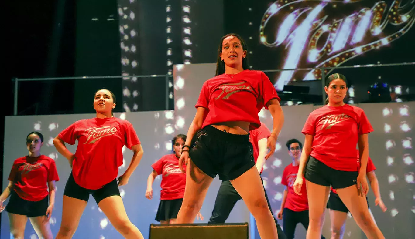 Baile en el musical FAME del Tec de Monterrey campus Laguna