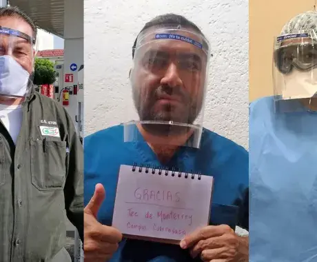 En campus Cuernavaca fabrican y donan caretas de protección ante pandemia de COVID-19