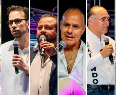 Los 6 candidatos asistieron a dialogar con alumnos del Tec campus San Luis Potosí