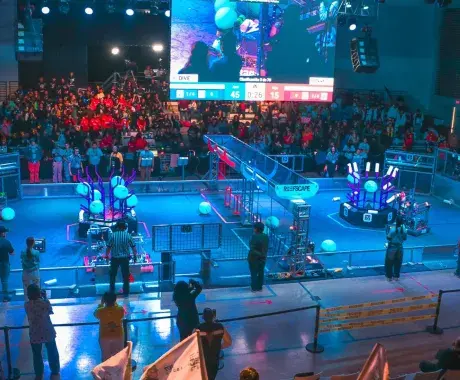 Plano general de la cancha del juego del robot en FIRST Regional Laguna 2025