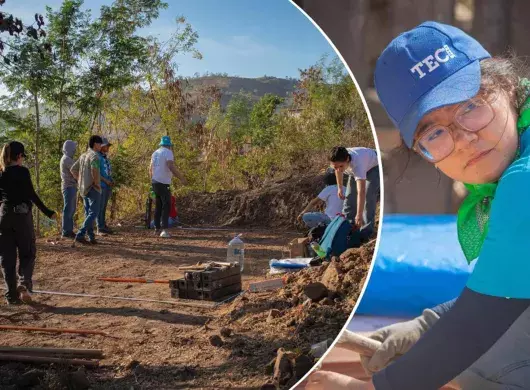 Grupos Estudiantil Techeros en Guerrero, tras paso del huracán Otis.