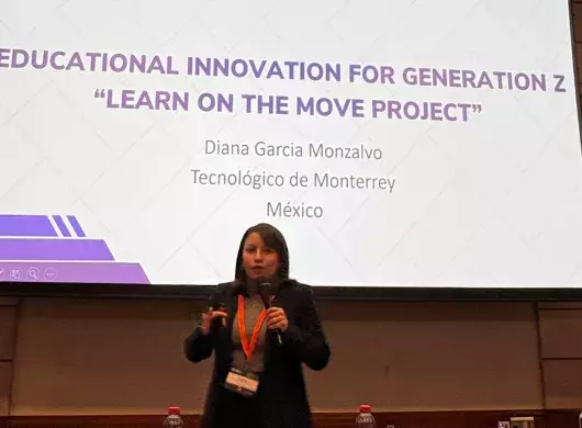 Foto de cortesía de Diana Montalvo en ponencia e INTED
