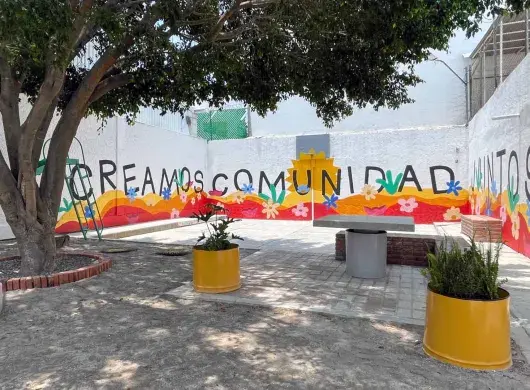Estudiantes de Arquitectura del Tec, rehabilitan parque en la colonia Los Girasoles