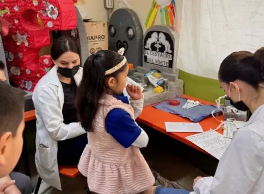 Estudiantes de Nutrición del Tec realizan intervención en salud en escuela primaria pública de Chihuahua