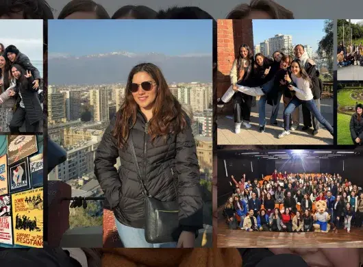 Fotos del viaje a programa de liderazgo en Chile de María Fernanda