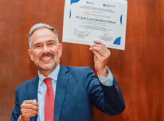 José Luis Caballero, presidente de la CIDH y EXATEC, dio una conferencia en el Tec campus Chihuahua sobre los derechos humanos en América.