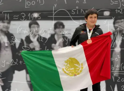Javier Caram gana en Olimipiada Matemáticas