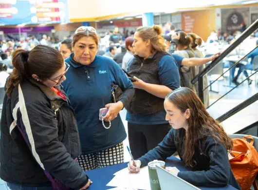 Prevención oftalmológica en Flex, campaña para colaboradores realizada por estudiantes del Tec Guadalajara. 