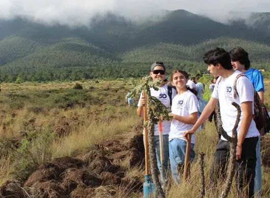 ¡Echando raíces! PrepaTec lidera reforestación en localidad de Nuevo León