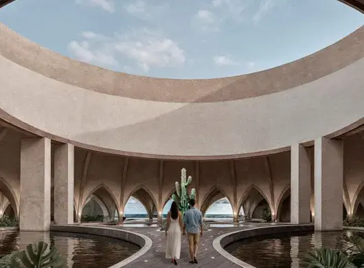 Mexicanos compiten globalmente con hotel inspirado en dunas sonorenses