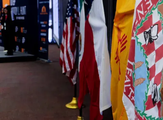 Banderas de Mexico y Usa 