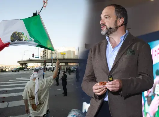 León Krauze durante su participación en EXATEC Talks “Historias que inspiran” en el Tec campus Ciudad de México.