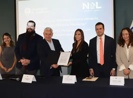 Formalizan alianza en innovación Tec y Economía de NL
