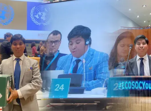 Mexicano participa en foros de la ONU en busca de la inclusión juvenil