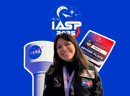 La estudiante del Tec campus Querétaro obtuvo segundo lugar con su equipo en programa de la NASA por traje médico inteligente 