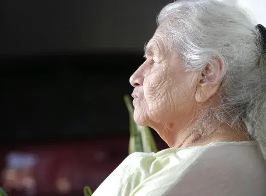 Mujer de la tercera edad