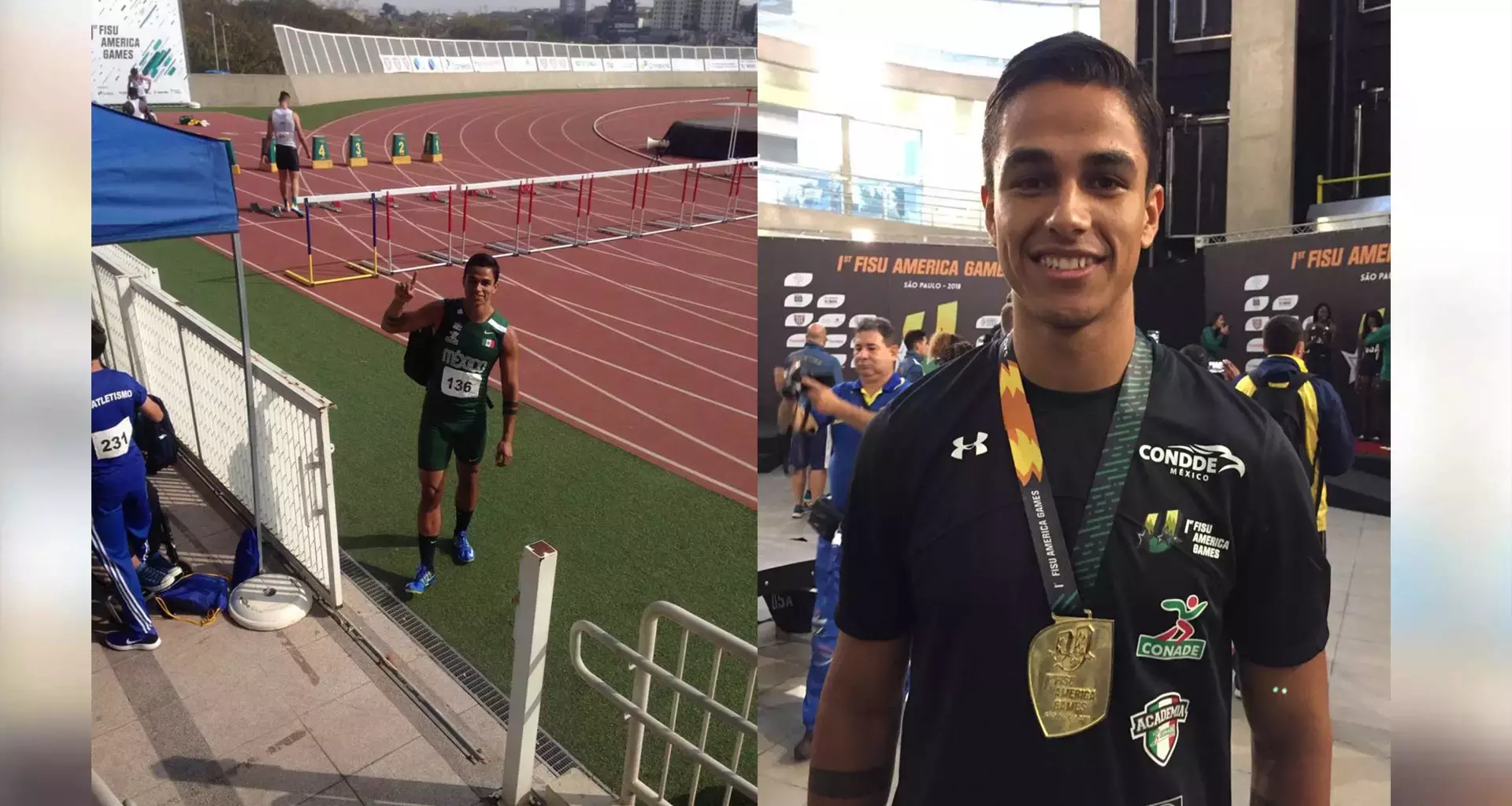 Salvador García, ganador de oro en Juegos Panamericanos Universitario