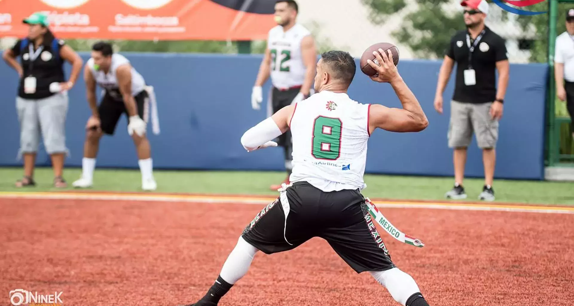 Participa por cuarta vez en mundial de Flag Football