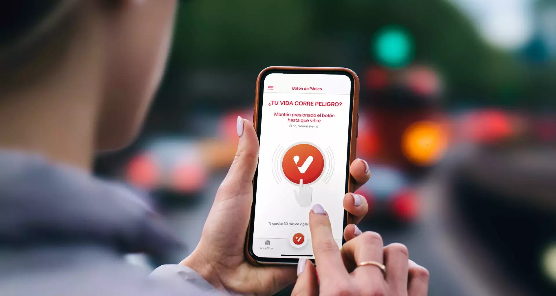 La aplicación "Vigilantus" apoya a las personas en situaciones de riesgo.