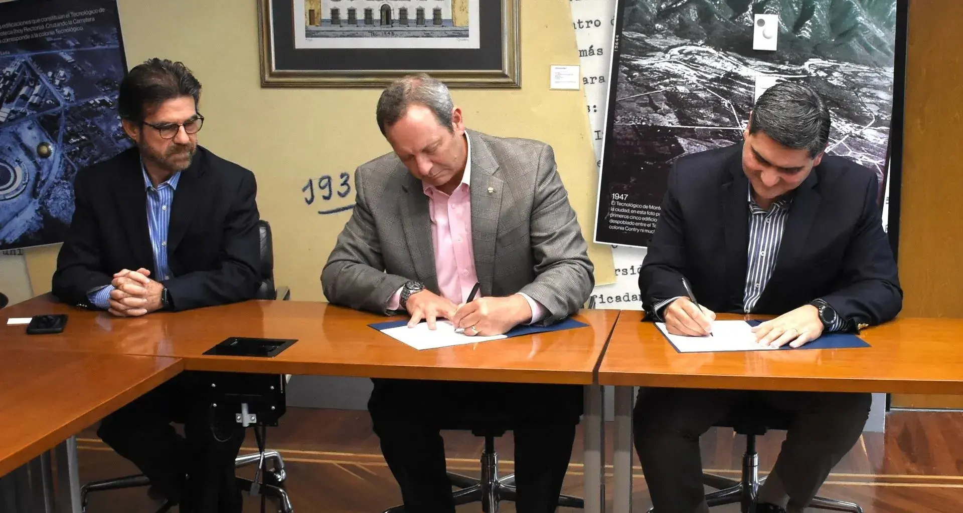 signan convenio de colaboración Shimadzu-TEC