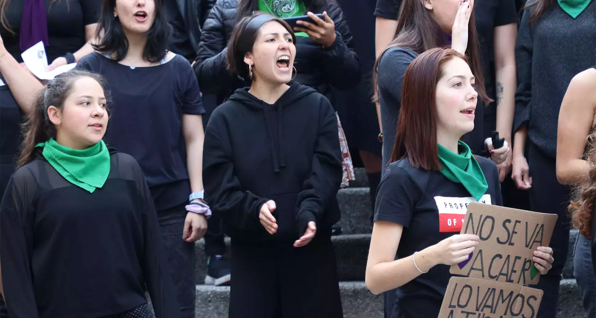 Protesta contra la violencia de género 