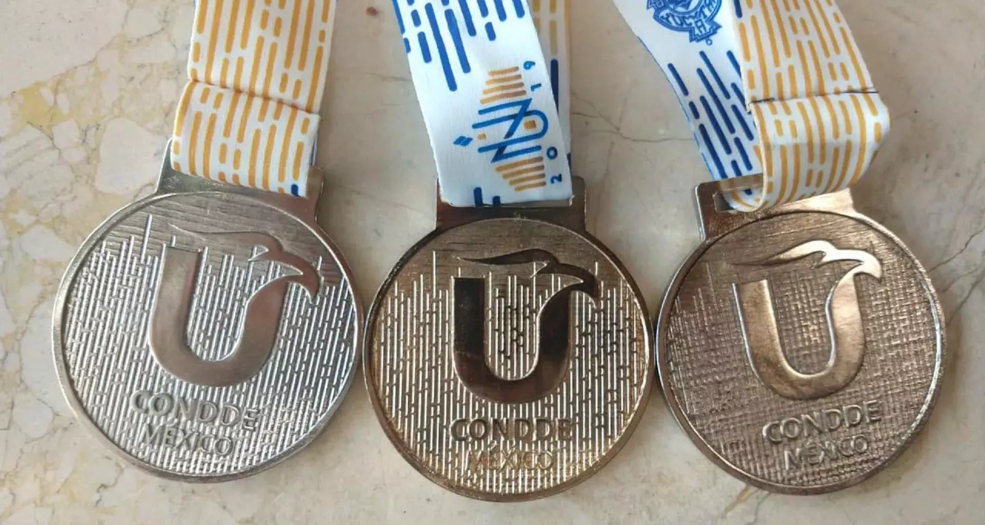 Medallas obtenidas por los representantes del Tec Campus San Luis en la Universiada Nacional 2019 