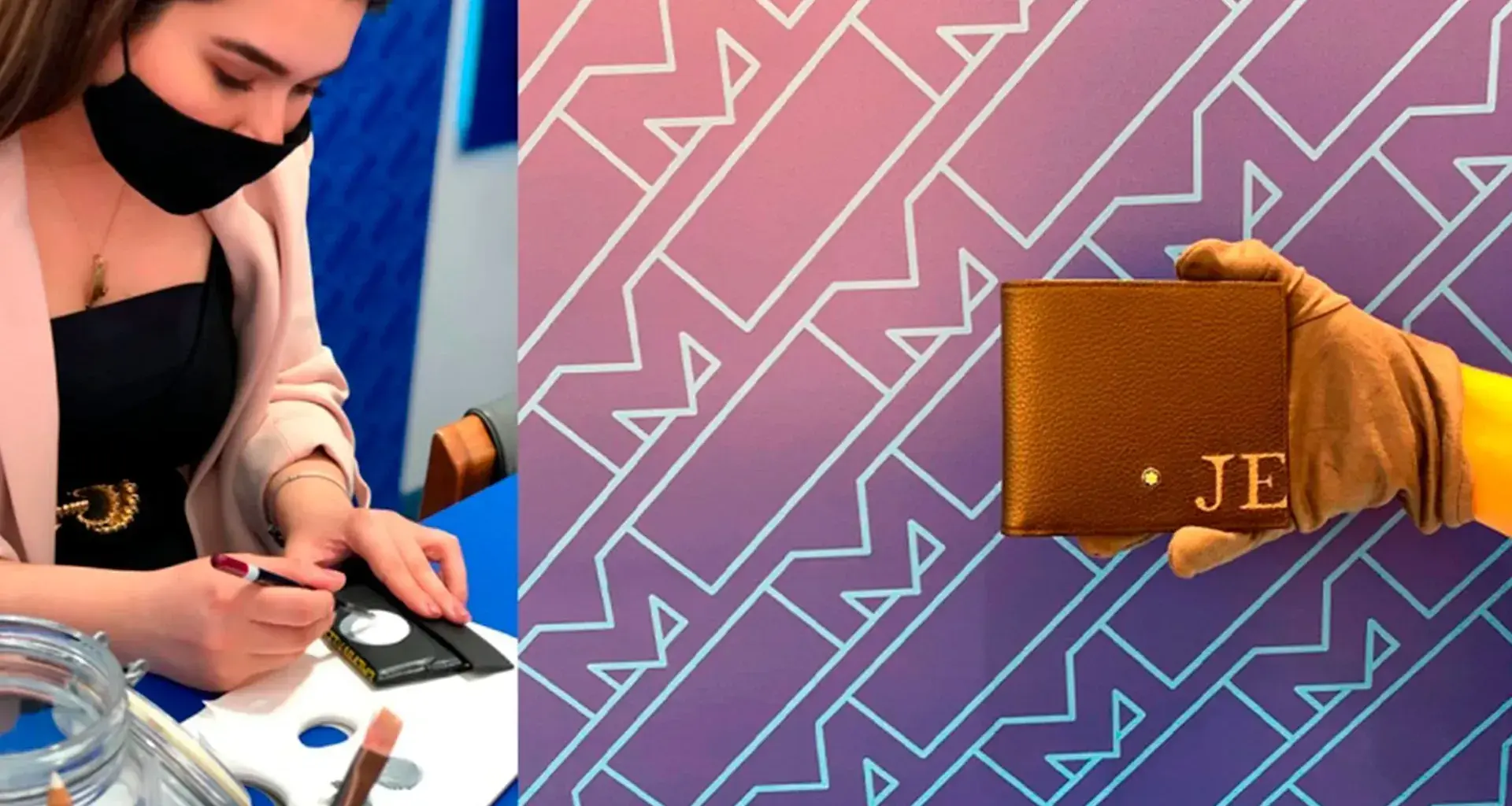 Melissa Alcalá colaborando con Montblanc México