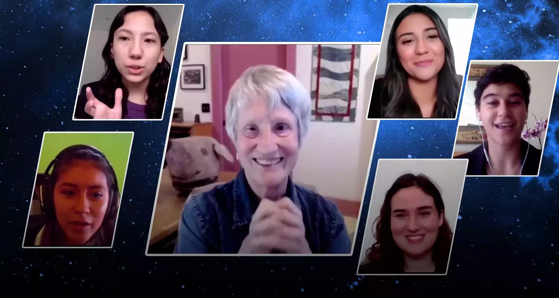 Conversa Donna Haraway con estudiantes sobre el mundo actual 