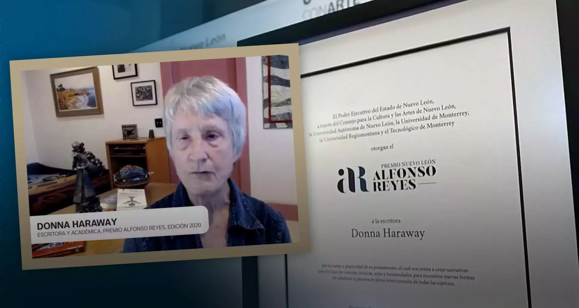 Tec participates in award recognizing writer Donna Haraway