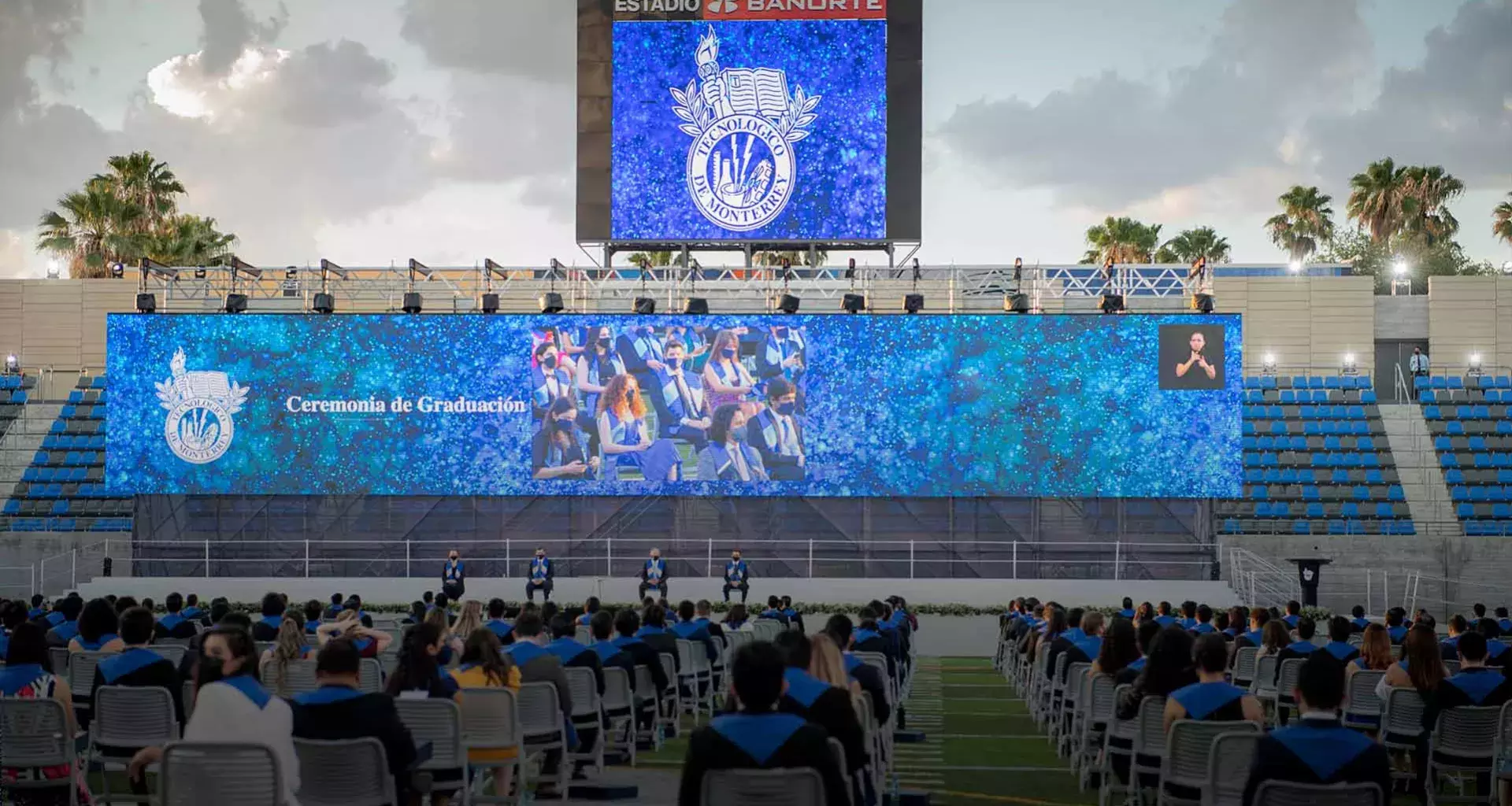 Confirman ceremonia de Generación 2020 en Estadio Borregos hoy domingo