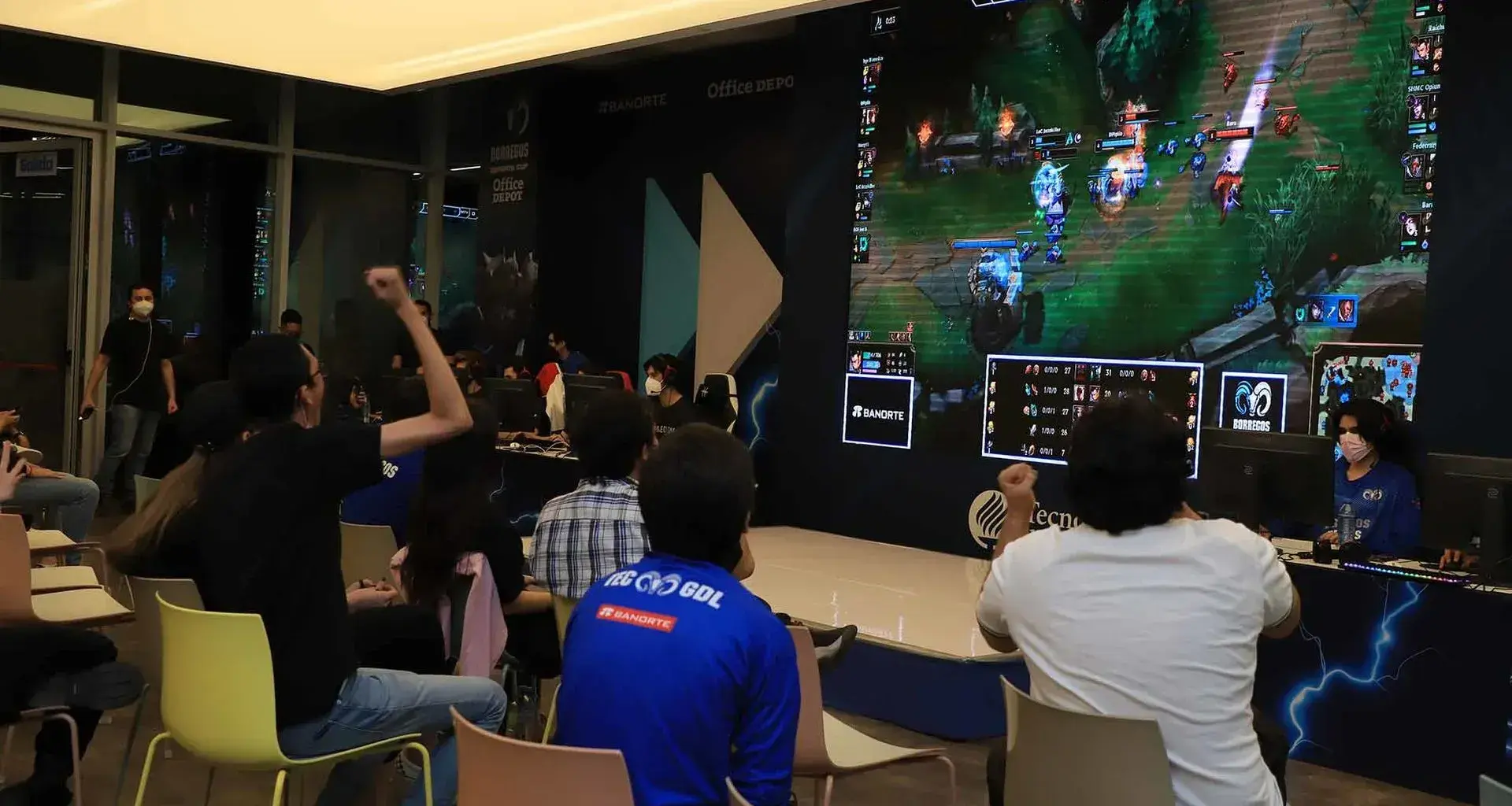 Equipo de Tec Guadalajara, campeones de la Borregos Esports Cup.