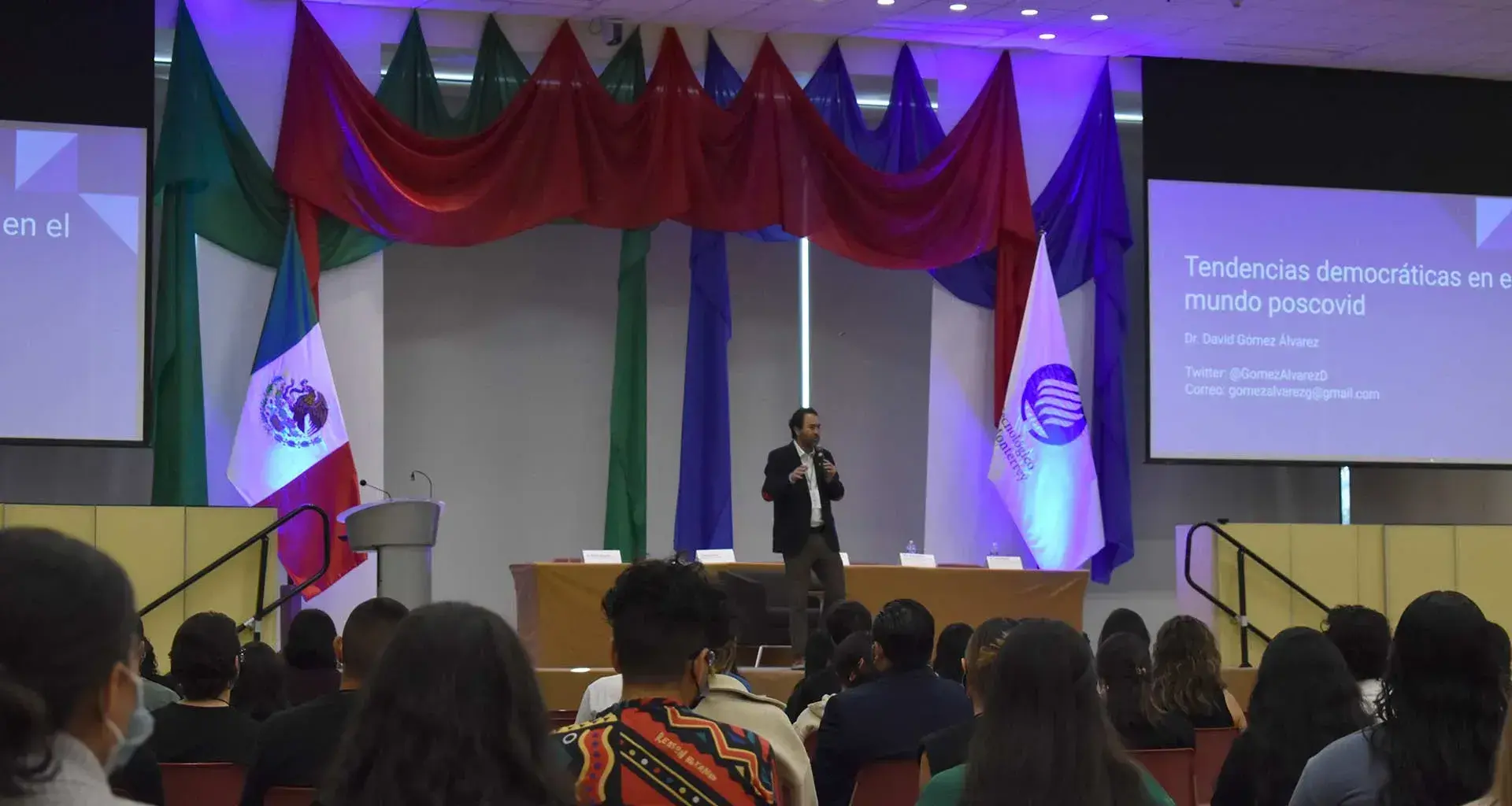 Congreso de Relaciones Internacionales del Tec Guadalajara reflexionó sobre el tema de los retos globales de la democracia. 