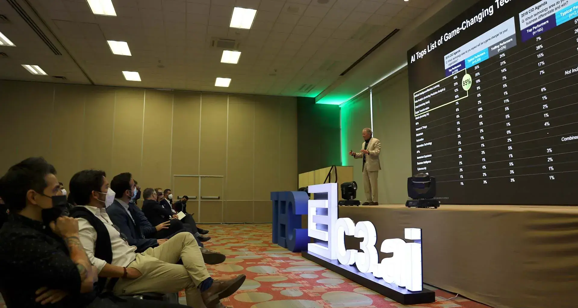 Tom Siebel, CEO de C3 AI, dialogó con estudiantes del Tec Guadalajara sobre la importancia de la inteligencia artificial.