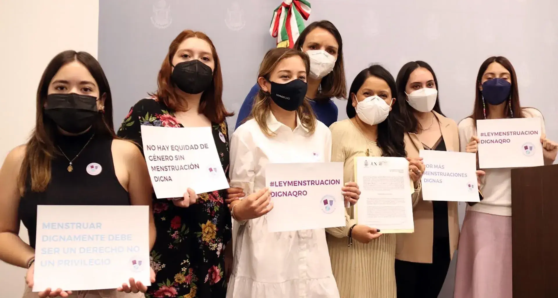 Alumnas Tec reforman ley a favor de la menstruación digna