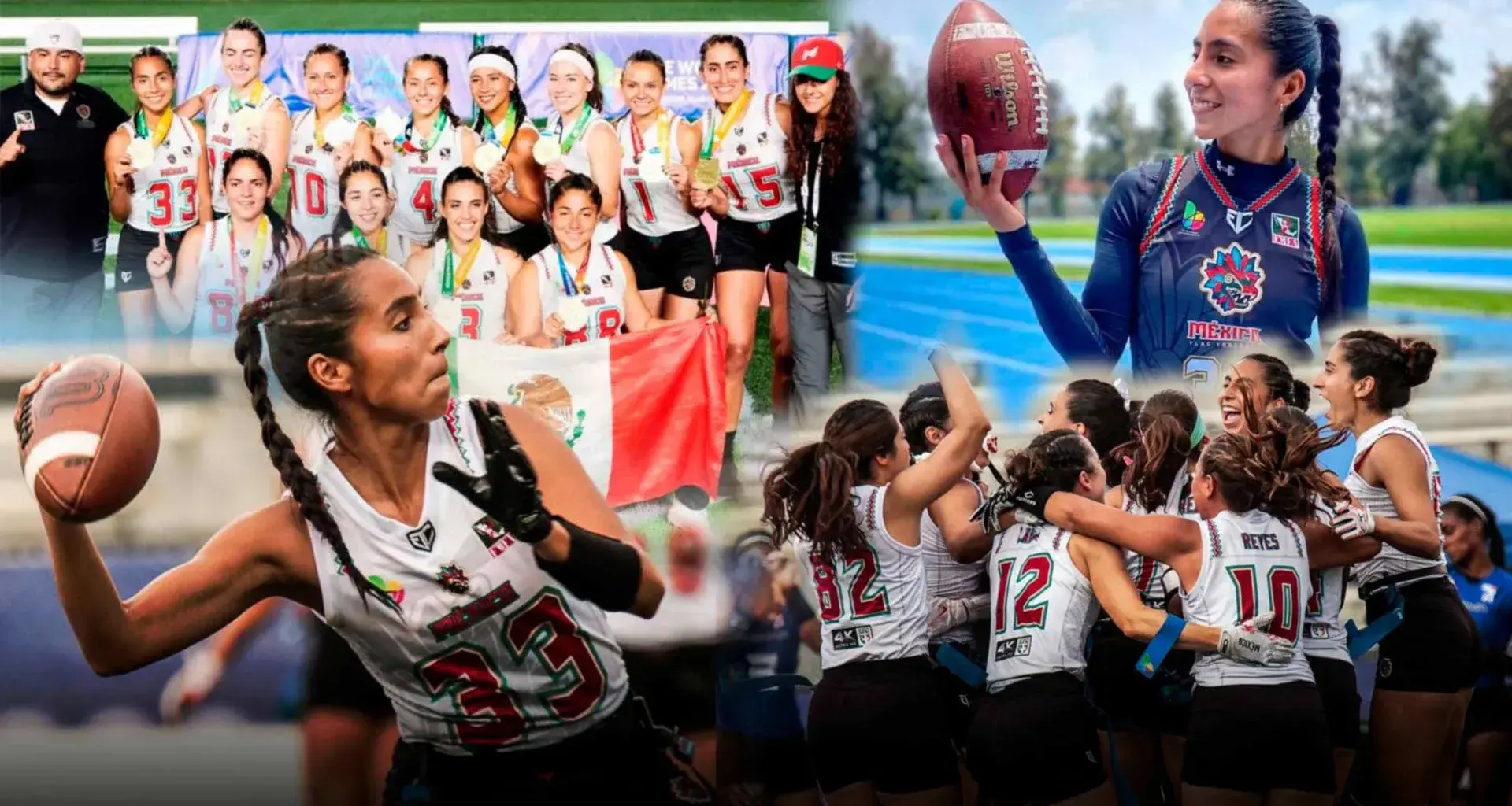 ¡De oro! Jugadora de Borregos conduce a México a cima de tocho bandera