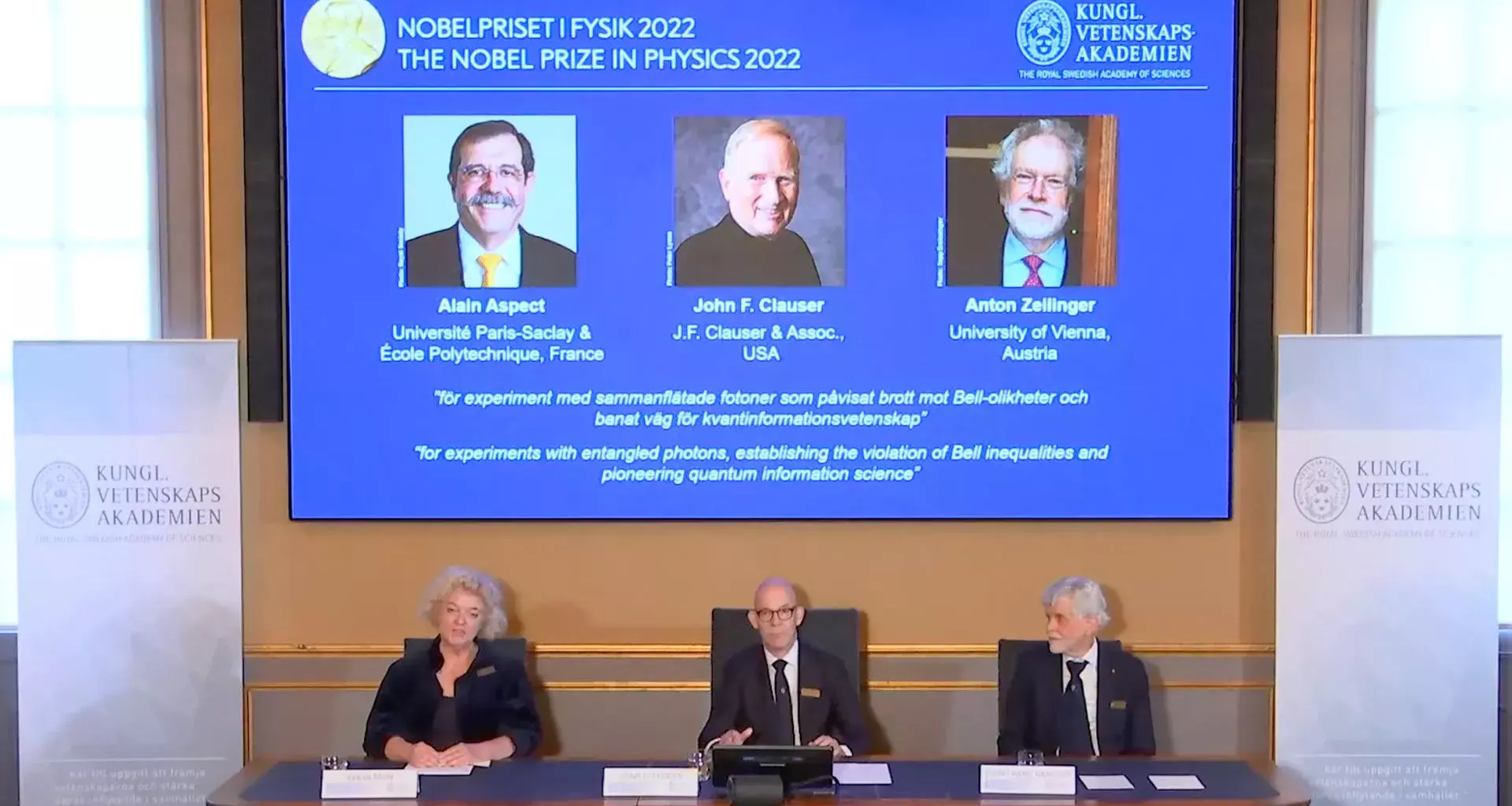 Premio Nobel de Física 2022