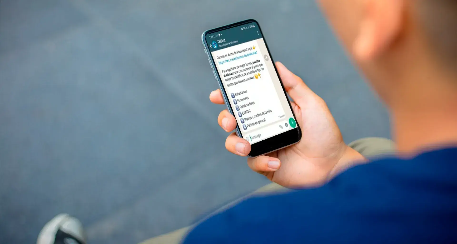 TECbot es el asistente virtual del Tec de Monterrey